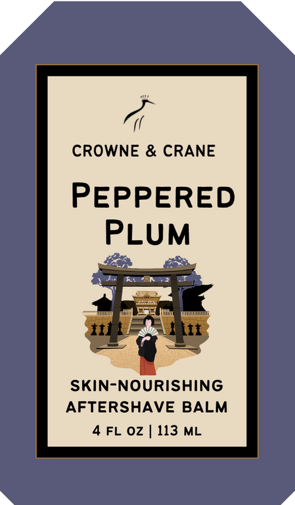 Crowne and Crane - Peppered Plum - Artisan Aftershave Balm