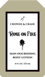 Crowne and Crane - Rose on Fire - Artisan Aftershave Balm