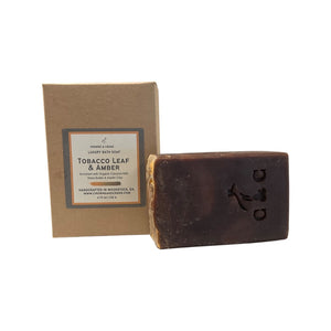 Crowne and Crane - Tobacco Leaf & Amber - Bath Soap Bar