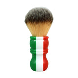 (Italian Barber) RazoRock Three Color Plissoft Synthetic Shaving Brush