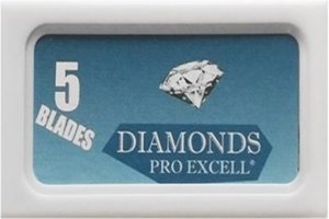 Derby - Diamonds Pro Excell DE Razor Blades - Pack of 5 Blades