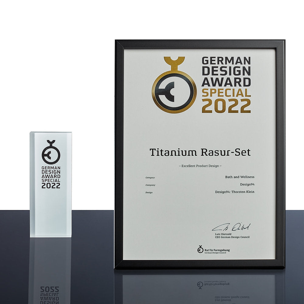 Design 94 - Titanium SpaCe Double Edge Safety Razor