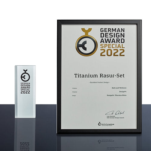 Design 94 - Titanium Sunshine 24K Double Edge Safety Razor