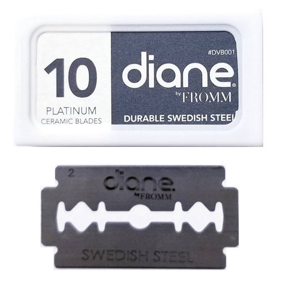 Diane - Platinum Ceramic Swedish Steel Blade - 10 Blades