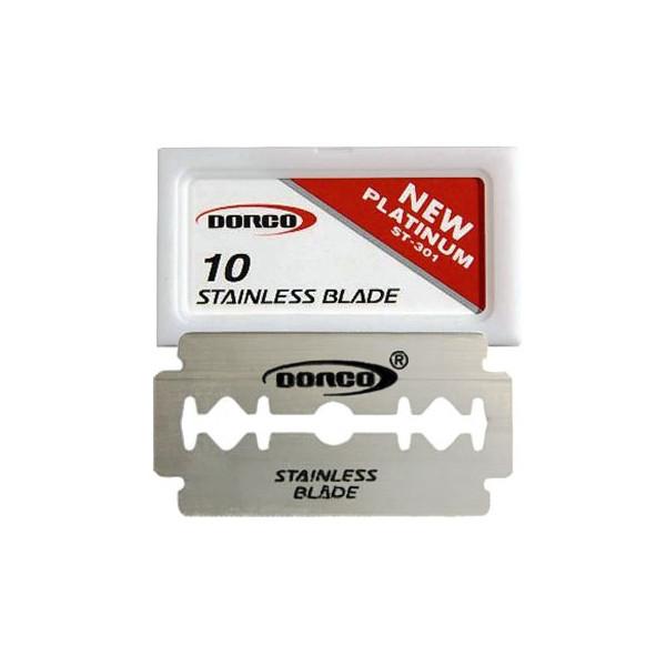 Dorco - Platinum Stainless Double Edge Blades - Pack of 10 Blades