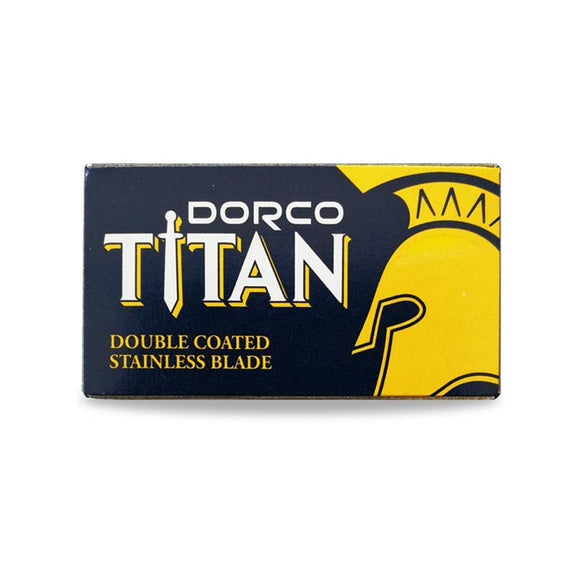Dorco - Titan Double Coated Stainless Double Edge Blades - Pack of 10 Blades