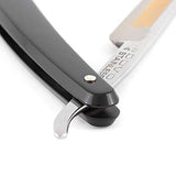 Dovo - Stainless Steel Straight Razor INOX 3/8 - Black Scales