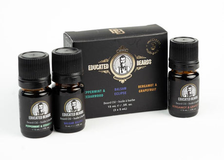 Educated Beards - Beard Oil - 3 Pack 5ml