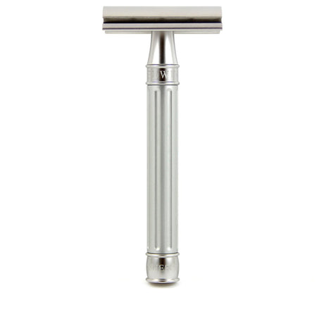 Edwin Jagger - 3ONE6 Stainless Steel Double Edge Safety Razor - Silver DESSGA9BL