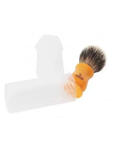 Epsilon - Clear Frosted Round Shaving Brush Travel Tube