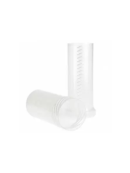 Epsilon - Clear Frosted Round Shaving Brush Travel Tube
