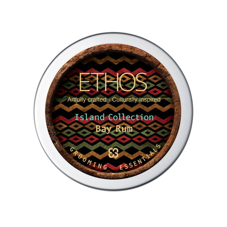 Ethos Grooming Essentials - Bay Rum - F Base - Premium Shave Soap - 4.5oz