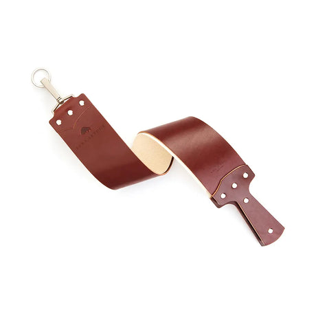 Ezra Arthur - 3" Burgundy English Bridle Razor Strop