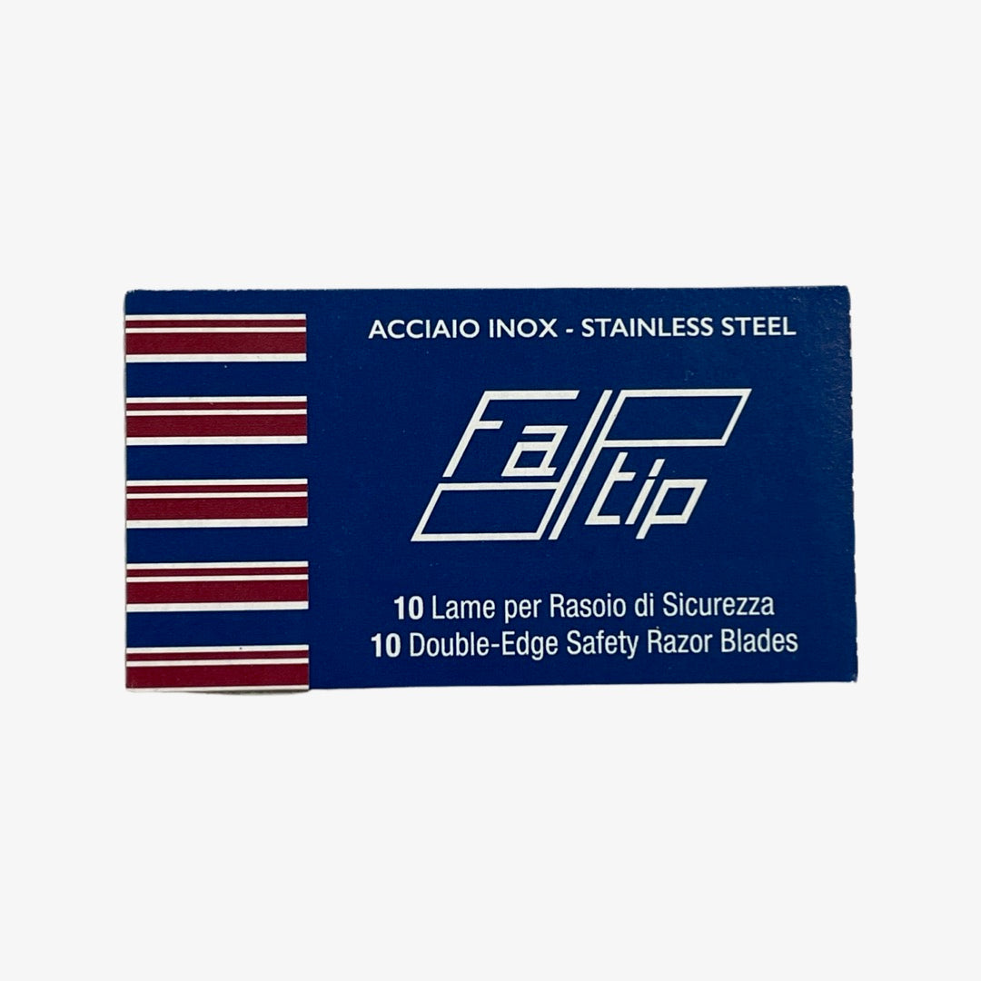 Fatip - Stainless Steel Double Edge Razor Blades - Pack of 10 Blades