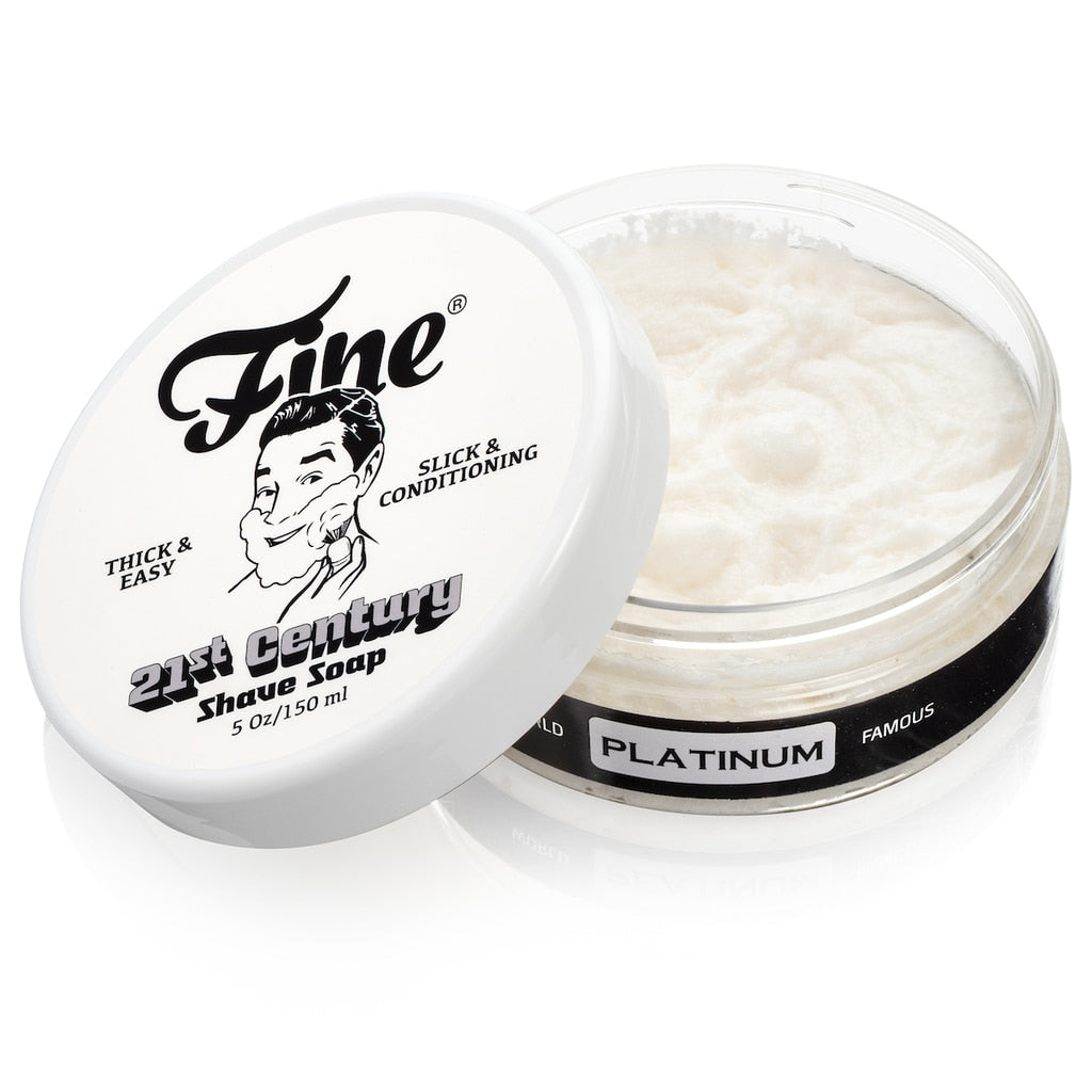 Fine Accoutrements - 21st Century Shave Soap - Platinum