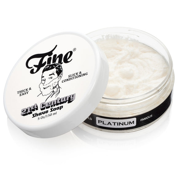 Fine Accoutrements - 21st Century Shave Soap - Platinum