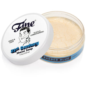Fine Accoutrements - Barber Blue - 21st Century Shave Soap