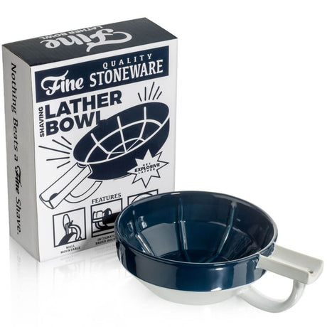 Fine Accoutrements - Lather Bowl - Blue & White