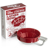 Fine Accoutrements - Lather Bowl - Red & White
