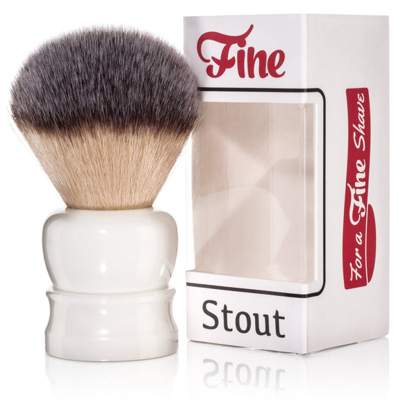 Fine Accoutrements - White - Stout Shaving Brush