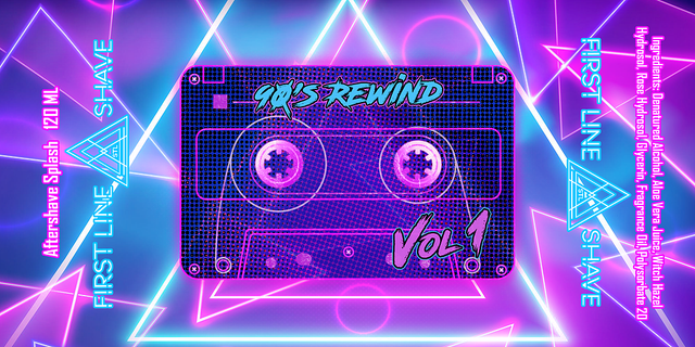 First Line Shave - 90's Rewind Vol 1 - Aftershave Splash