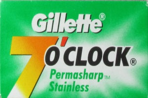Gillette - 7 O'clock Green Permasharp Stainless Double-Edge Razor Blades - 5 Pack