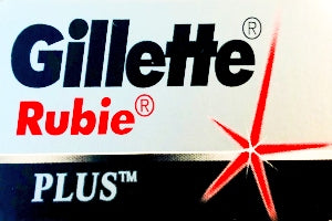 Gillette - Rubie Plus - Platinum Double Edge Razor Blades - 5 Pack - Ink Marking