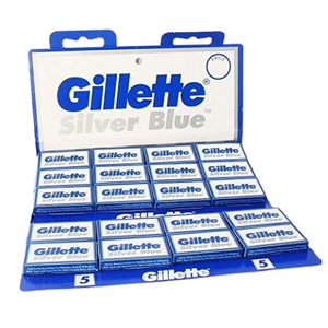 Gillette - Silver Blue Double Edge Razor Blades - 100 Blades