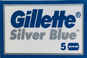 Gillette - Silver Blue Double-Edge Razor Blades - 5 Pack - NEW VERSION