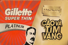 Gillette - Super Thin - Platinum Double Edge Razor Blades - 5 Pack - Vietnam