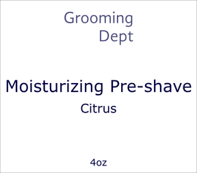 Grooming Dept. - Moisturizing Pre-shave - Citrus