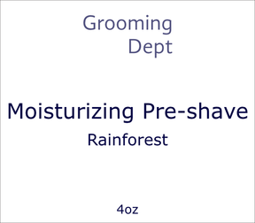 Grooming Dept. - Moisturizing Pre-shave - Rainforest