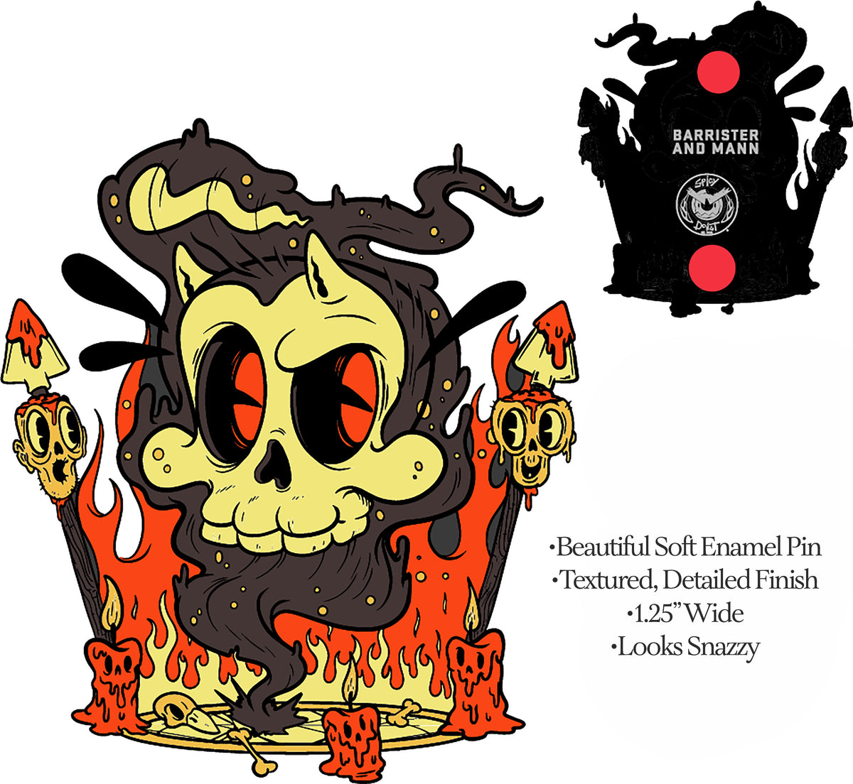 Barrister and Mann - Lapel Pin - Hallows