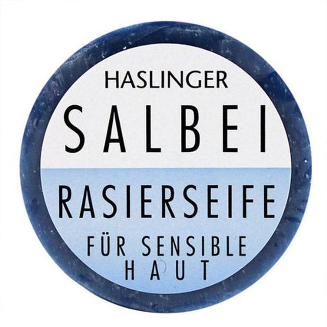 Haslinger Sage Shave Soap 60g