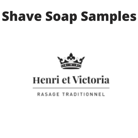 Henri et Victoria - Shave Soap Samples - 1/4oz