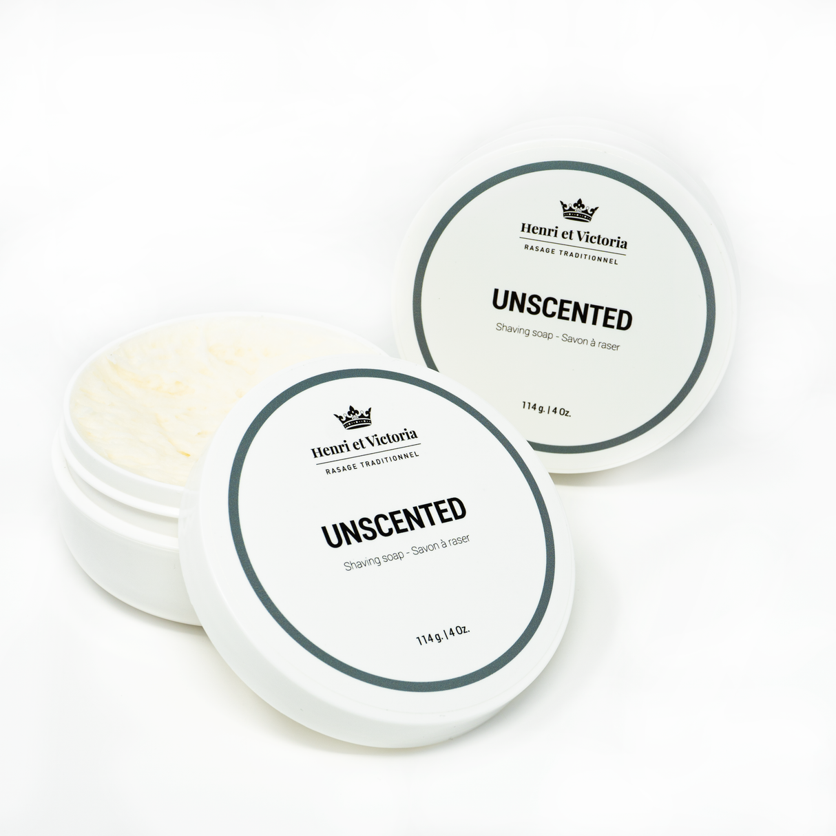 Henri et Victoria Unscented Shaving Soap 4 oz The Razor Company