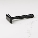 Henson Shaving - Jet Black - New Beveled Edge Aluminum AL13 Double Edge Safety Razor