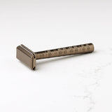 Henson Shaving - New Beveled Edge Aluminum AL13 Double Edge Safety Razor - Tan