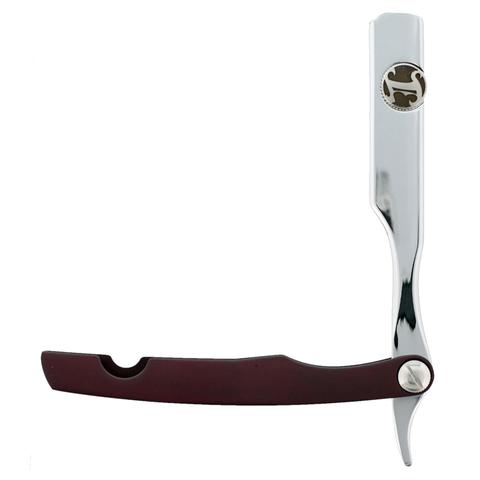 Irving Barber Co. - Chrome / Brandy Shavette Razor
