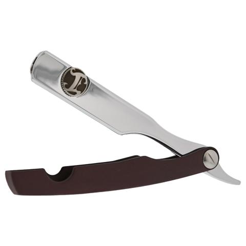 Irving Barber Co. - Chrome / Brandy Shavette Razor