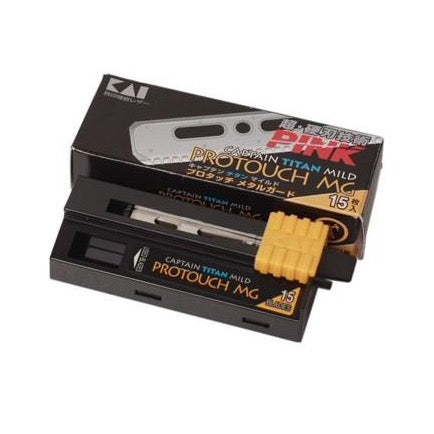 Kai - Captain Titan Single Edge Artist Club Razor Blades - Mild