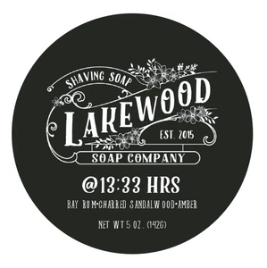 Lakewood Soap Company - 13:33 - Artisan Shave Soap 5oz