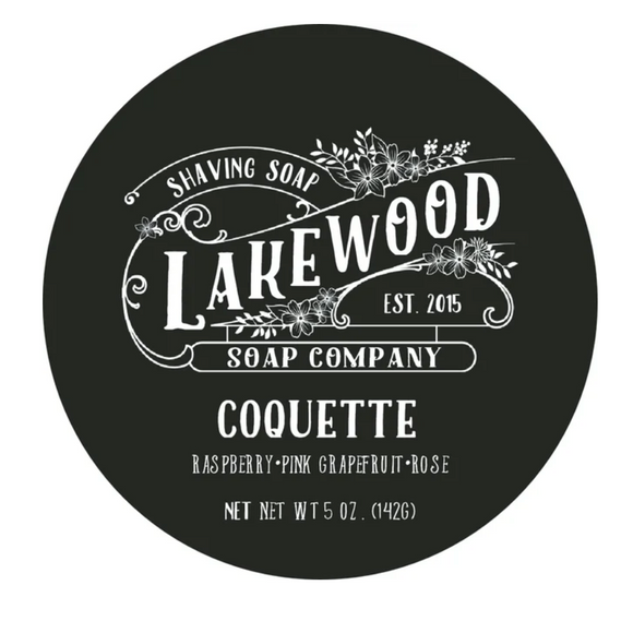 Lakewood Soap Company - Coquette - Artisan Shave Soap 5oz