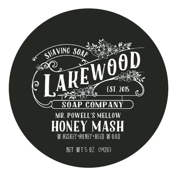 Lakewood Soap Company - Honey Mash - Artisan Shave Soap 5oz