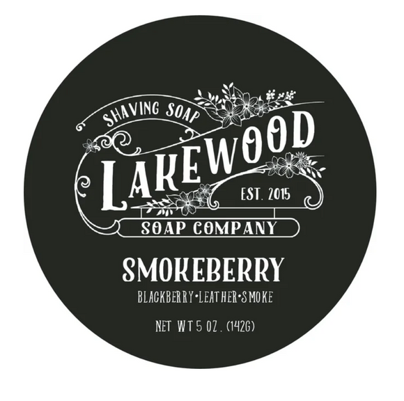 Lakewood Soap Company - Smokeberry - Artisan Shave Soap 5oz
