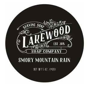 Lakewood Soap Company - Smoky Mountain Rain - Artisan Shave Soap 5oz