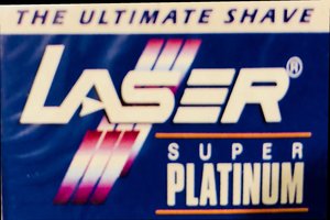Laser - Super Platinum Double Edge Blades - Pack of 10 Blades