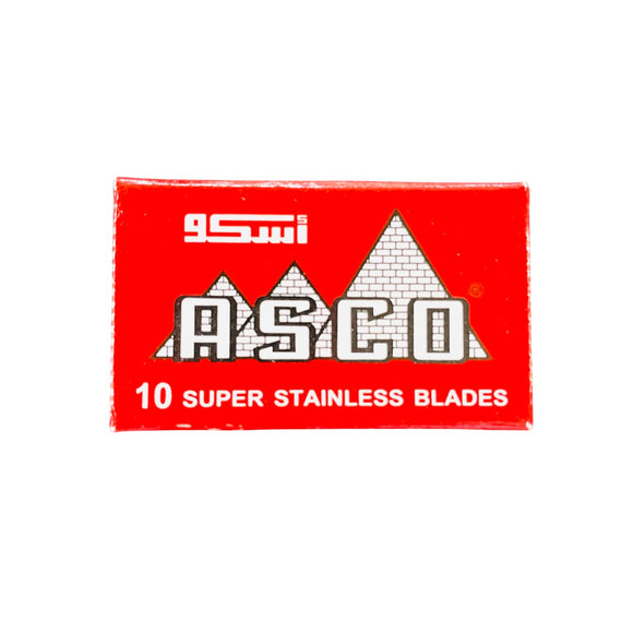 Lord - Asco Red Double Edge Razor Blades – Super Stainless - Pack of 10 Blades