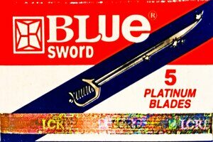 Lord - Blue Sword Platinum Double Edge Razor Blades - Pack of 5 Blades