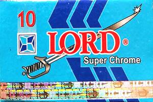Lord - Super Chrome Blue Double Edge Razor Blades - Pack of 10 Blades